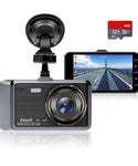 Abask Q40 Dash Cam Front 1080P with 32GB Micro SD Card